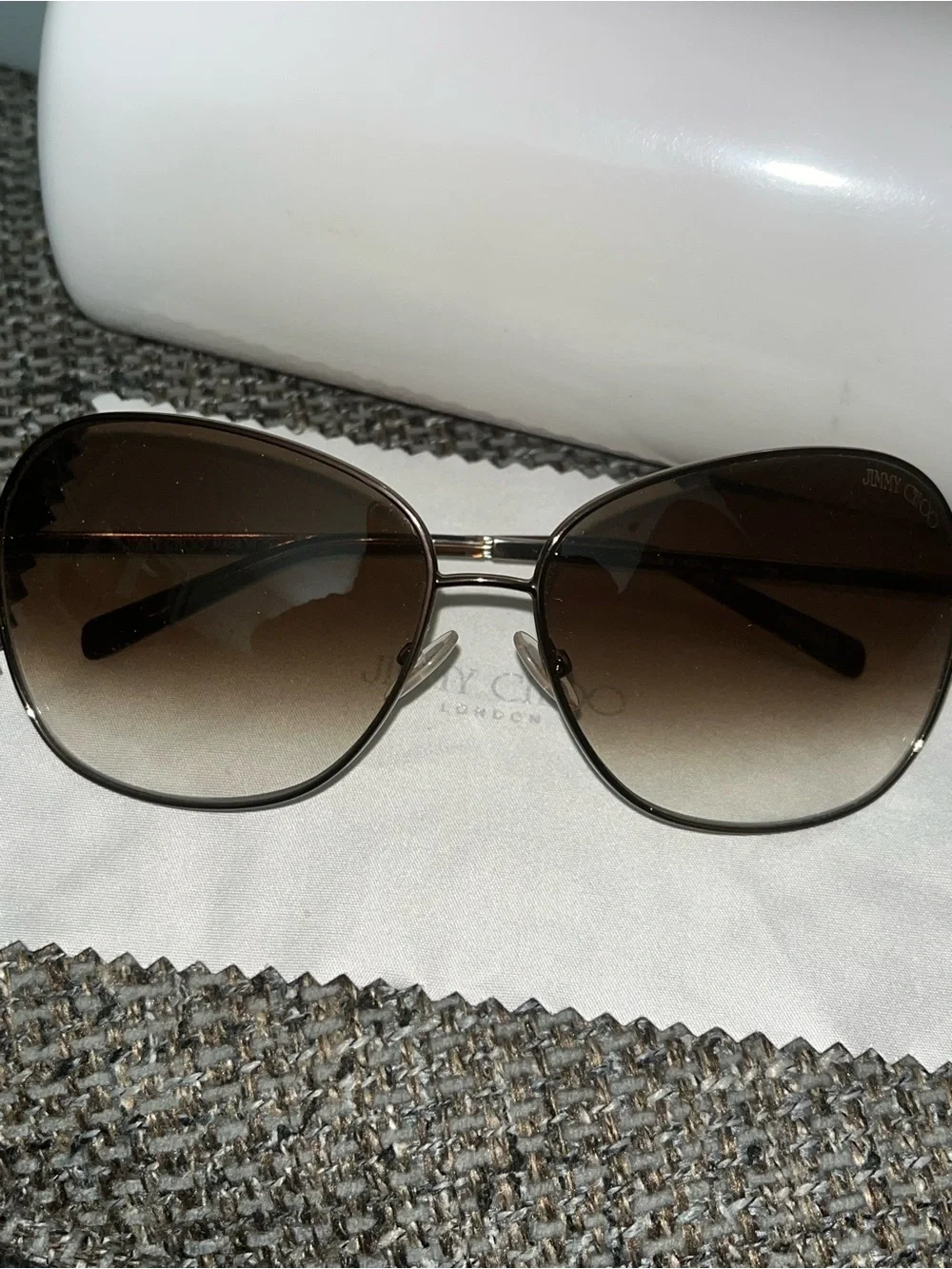 The Jimmy Choo Crocus/S Gradient Sunglasses